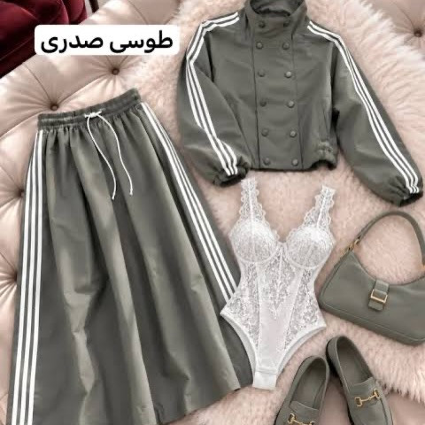 ست بامبر و دامن زنانه فریسایز
