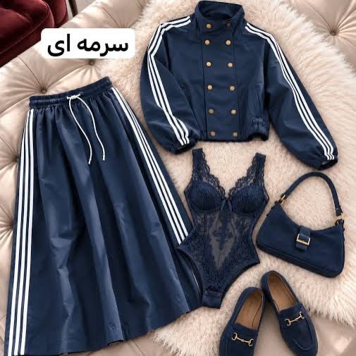 ست بامبر و دامن زنانه فری‌سایز