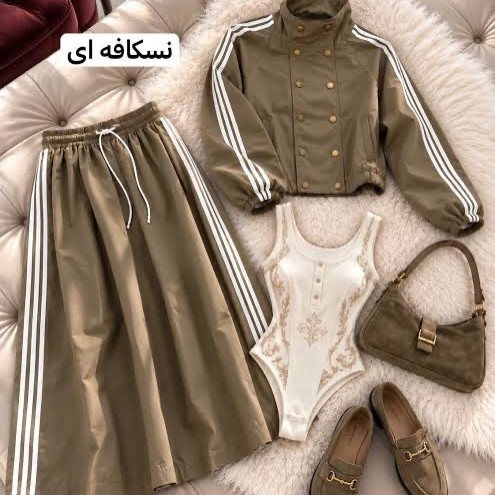 ست بامبر و دامن زنانه فریسایز